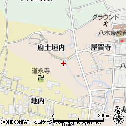 京都府南丹市八木町屋賀府土垣内周辺の地図