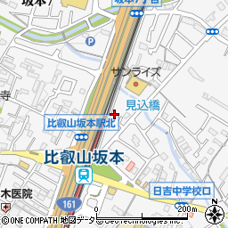 スペースＥＣＯ比叡山坂本駅前第２駐車場周辺の地図