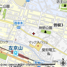 愛知県名古屋市緑区四本木149周辺の地図