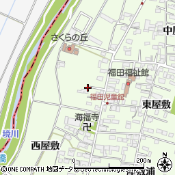 愛知県みよし市福田町清水55周辺の地図