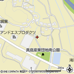 岡山県真庭市中原321周辺の地図