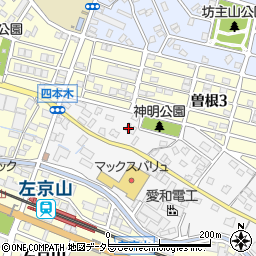 愛知県名古屋市緑区四本木115周辺の地図