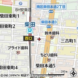 名古屋柴田郵便局 ＡＴＭ周辺の地図