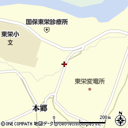 愛知県北設楽郡東栄町本郷松ノ本周辺の地図
