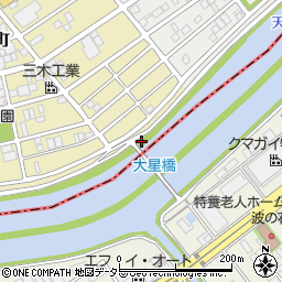 愛知県名古屋市南区鳴尾町河原周辺の地図