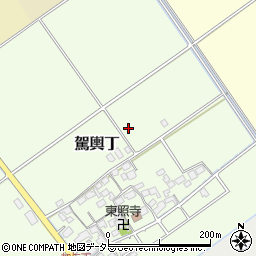 滋賀県蒲生郡竜王町駕輿丁周辺の地図