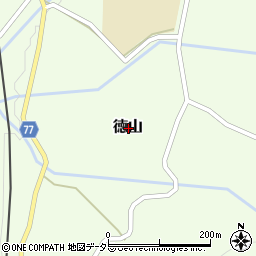 静岡県榛原郡川根本町徳山周辺の地図