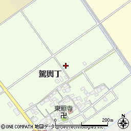 滋賀県竜王町（蒲生郡）駕輿丁周辺の地図