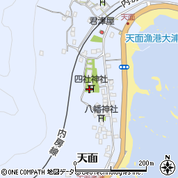 四社神社周辺の地図