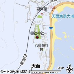 四社神社周辺の地図