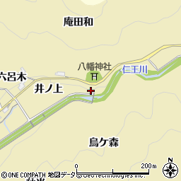 愛知県豊田市坂上町井ノ上周辺の地図
