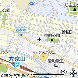 愛知県名古屋市緑区四本木154周辺の地図