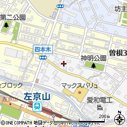 愛知県名古屋市緑区四本木161周辺の地図
