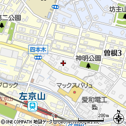 愛知県名古屋市緑区四本木155周辺の地図