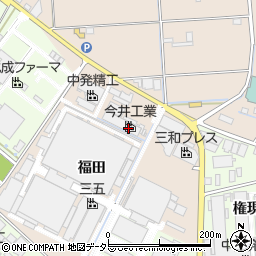 愛知県みよし市三好町（福田）周辺の地図