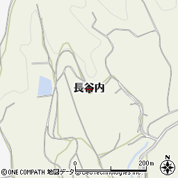 岡山県美作市長谷内周辺の地図