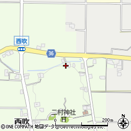 兵庫県丹波篠山市西吹461-1周辺の地図