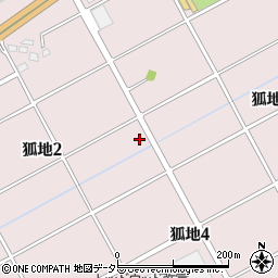 愛知県弥富市狐地周辺の地図
