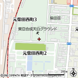 愛知県名古屋市南区元柴田西町周辺の地図
