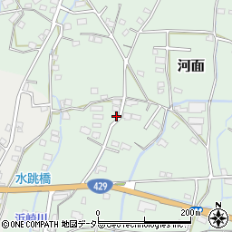 岡山県津山市河面1228-8周辺の地図