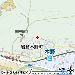 京都府京都市左京区岩倉木野町62周辺の地図
