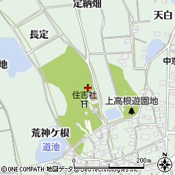 愛知県豊明市沓掛町住吉周辺の地図