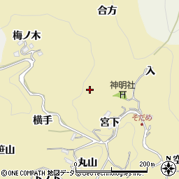 愛知県豊田市坂上町長入周辺の地図