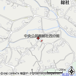 岡山県津山市総社1380-1周辺の地図