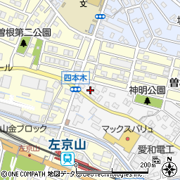 愛知県名古屋市緑区四本木165周辺の地図