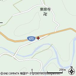 愛知県設楽町（北設楽郡）神田（東）周辺の地図