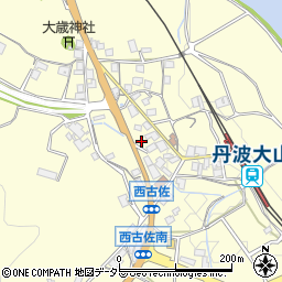 兵庫県丹波篠山市西古佐960周辺の地図