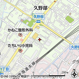 滋賀県野洲市久野部150-25周辺の地図