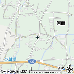 岡山県津山市河面1228-1周辺の地図