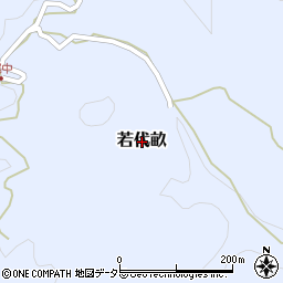 岡山県真庭市若代畝周辺の地図