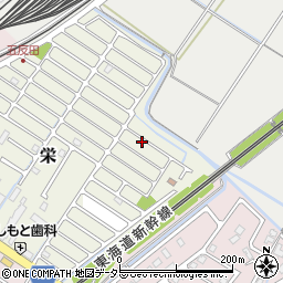 滋賀県野洲市栄周辺の地図