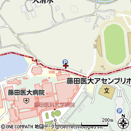ラッキーパーキングＪＰＳパーキング藤田学園第３駐車場周辺の地図
