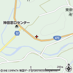 愛知県北設楽郡設楽町神田5周辺の地図