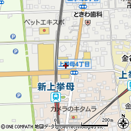 愛知県豊田市上挙母4丁目53周辺の地図