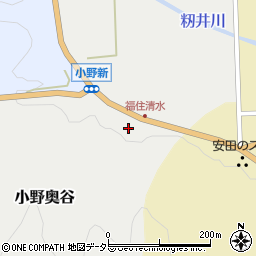 兵庫県丹波篠山市小野奥谷323周辺の地図