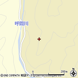 愛知県北設楽郡設楽町田内柿平周辺の地図