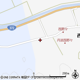 兵庫県丹波篠山市西野々28周辺の地図