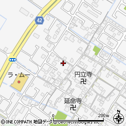滋賀県守山市播磨田町1208周辺の地図