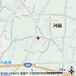 岡山県津山市河面1087-2周辺の地図
