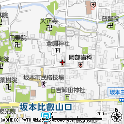 大津坂本本町郵便局周辺の地図