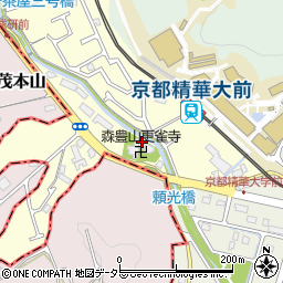 更雀寺周辺の地図