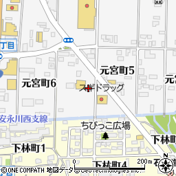 ハウスドゥ豊田中央店周辺の地図