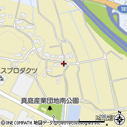 岡山県真庭市中原303周辺の地図
