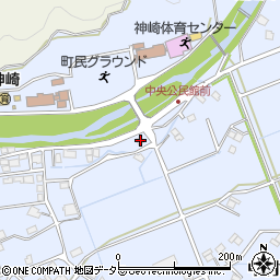 兵庫県神崎郡神河町中村223周辺の地図