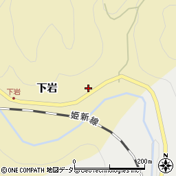 岡山県真庭市下岩36周辺の地図