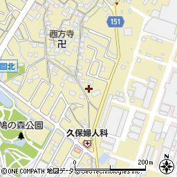 滋賀県守山市小島町858-1周辺の地図